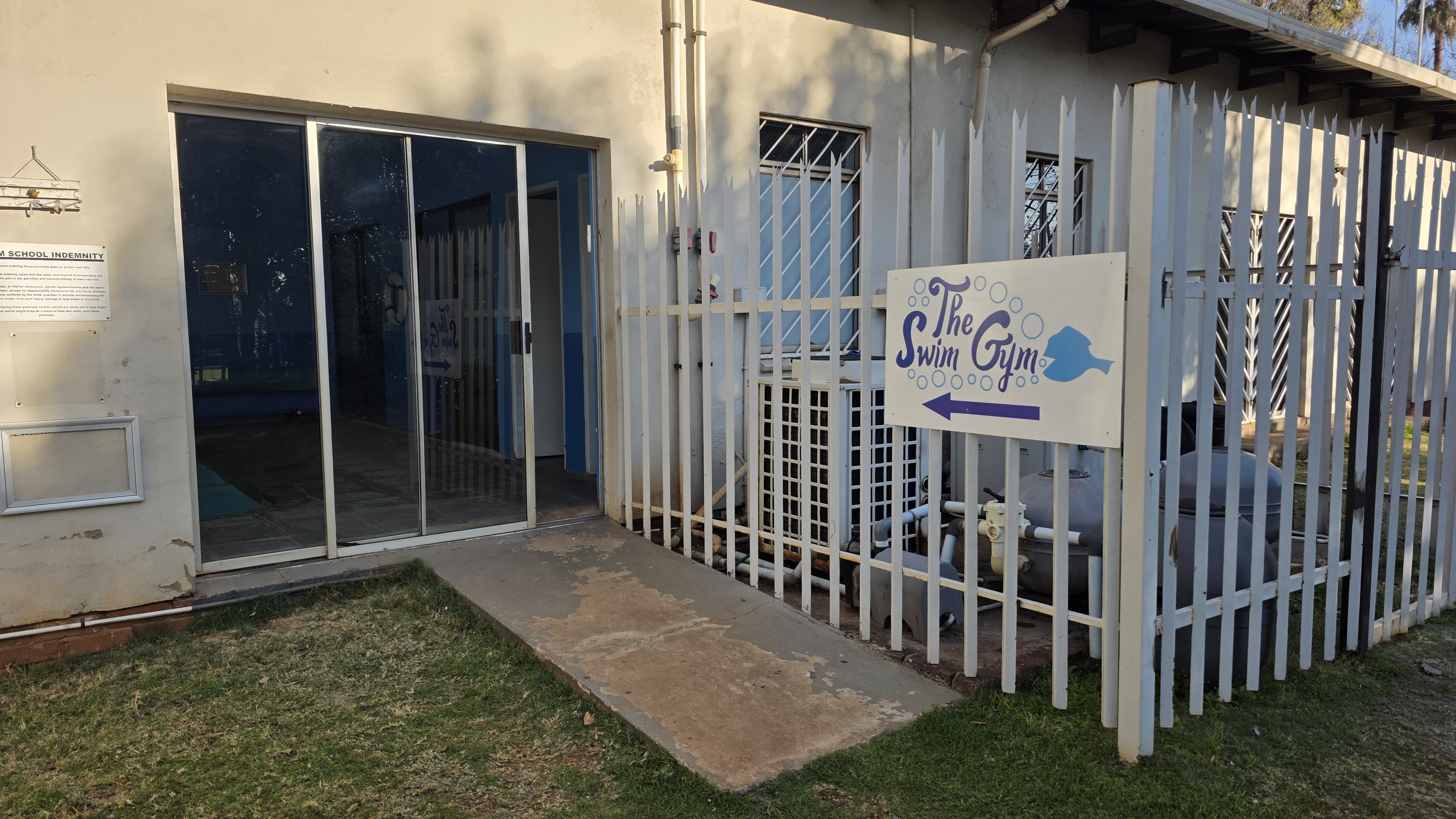 The Swim Gym entrance