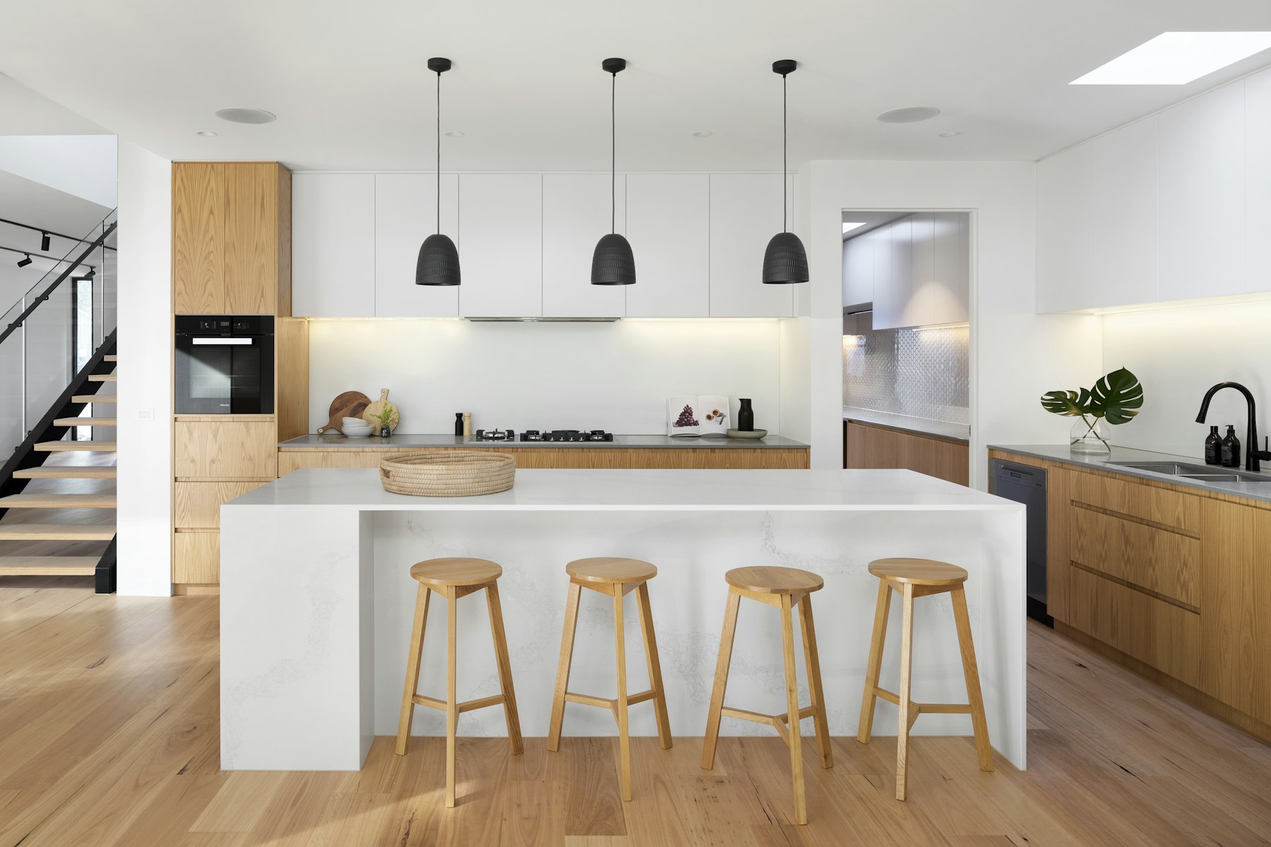 Renovated kitchen interior