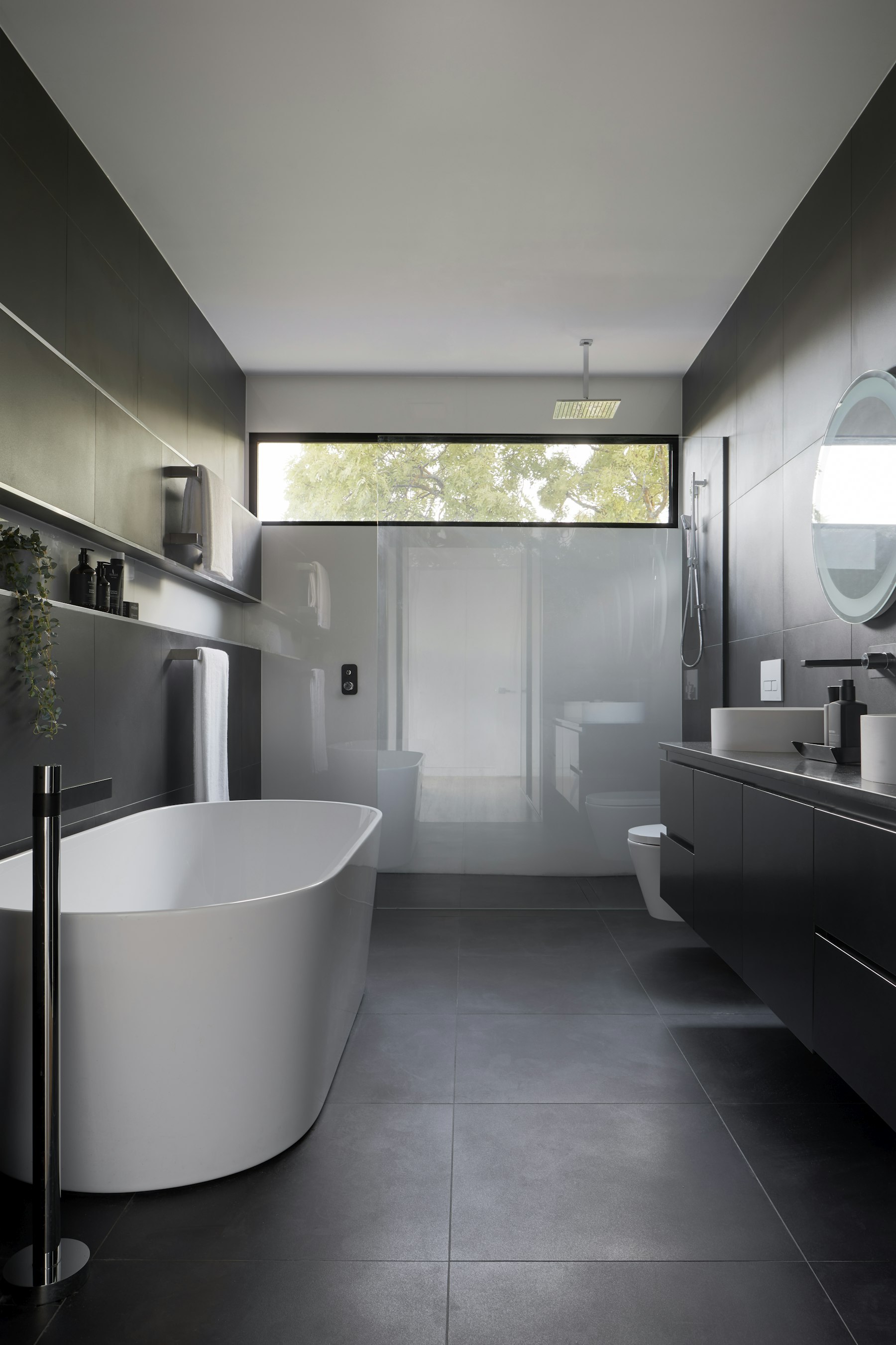 Tiled bathroom renovation